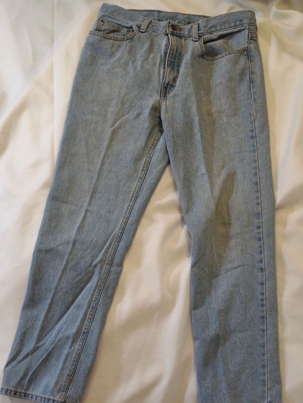 George Light Wash Denim Jeans - Regular Fit - Size 32 X 30